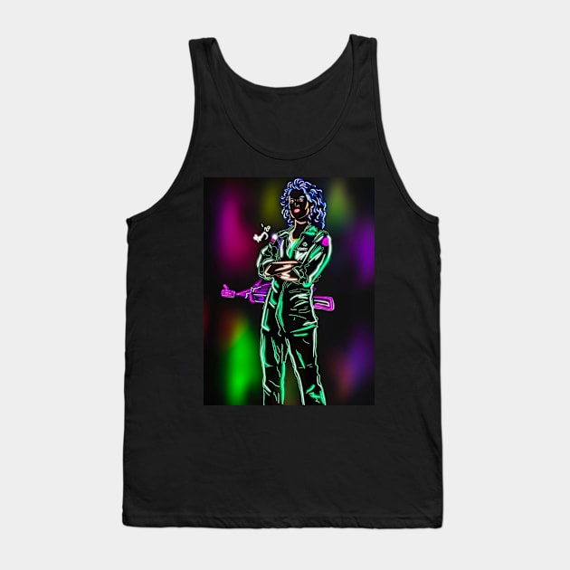 Neon Ripley Tank Top by The Miseducation of David and Gary